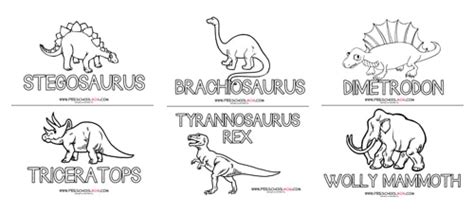 dinosaur worksheets  preschool bilscreen