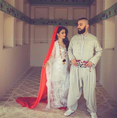 kurdish bride and groom traditional outfits fashion