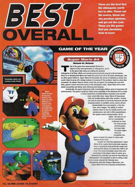 Retrovolve – Super Mario 64 Was Ultra Game Player Magazines 1996 Game