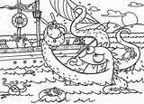Kraken Kracken Designlooter sketch template