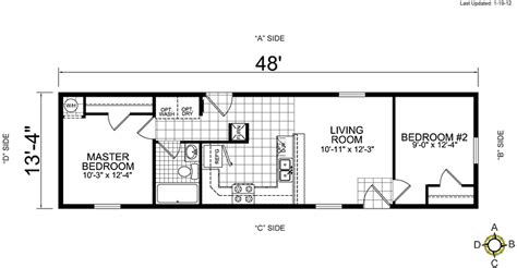 bedroom mobile home floor plans  information