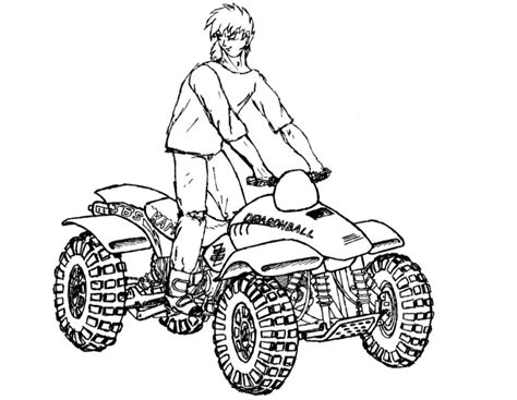 atv coloring pages coloring home