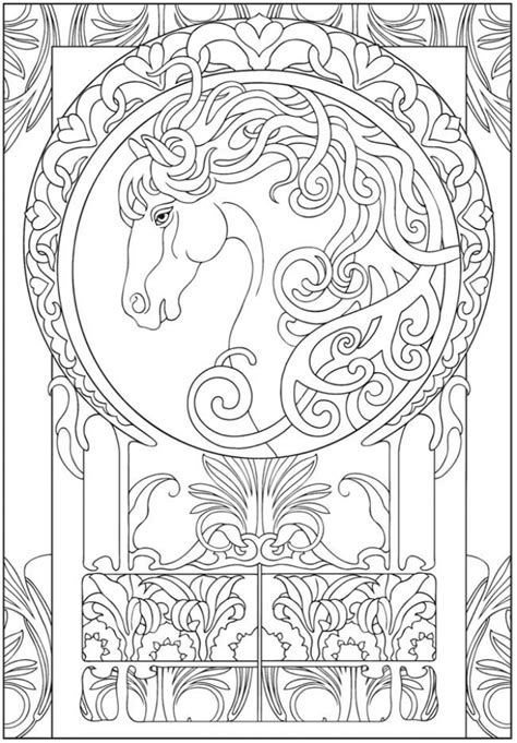 printable art deco patterns coloring pages  adults nf