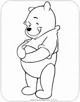 Pooh Winnie Disneyclips sketch template