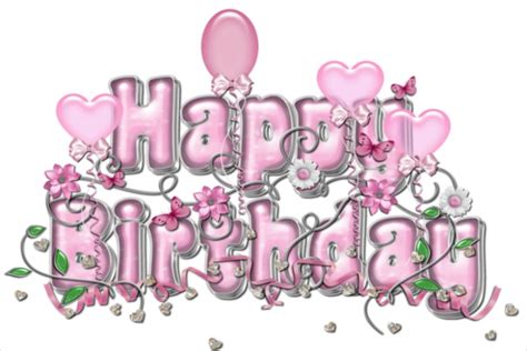 high quality happy birthday clipart glitter transparent png