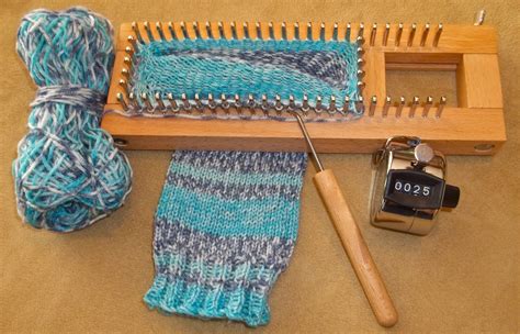 rectangular loom knit socks knitting