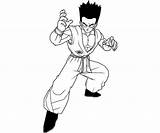 Yamcha Coloring Pages Random sketch template