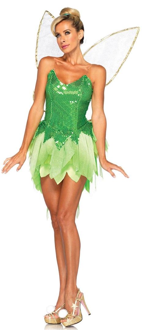 disney adult pixie dust tinker bell costume from