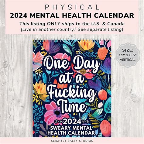 year   dragon mental health wall calendar novelty planner monthly weekly daily