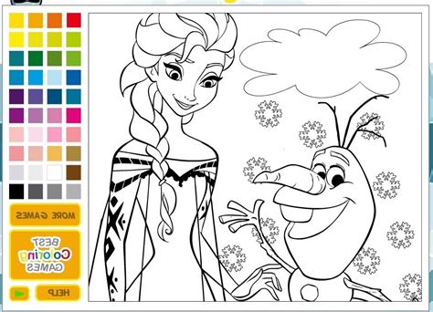 coloring games disney kid creative