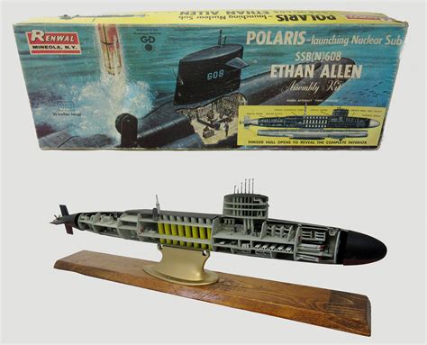 uss ethan allen ssbn  model kit   naval undersea museum