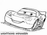 Mcqueen Lightning Coloring Pages Printable Kids sketch template