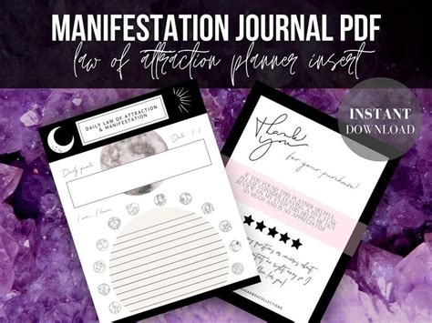 printable manifestation journal  printable world holiday