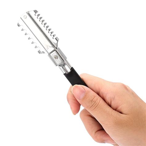 faginey hair cutting razor comb thinning combrazor comb double edge