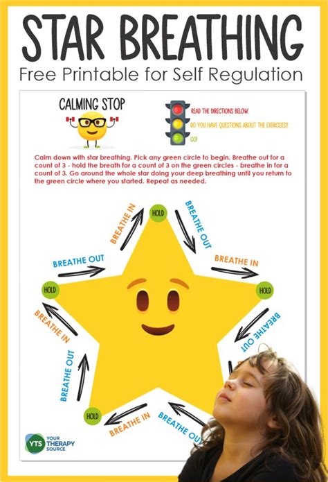 breathing star  printable  therapy source