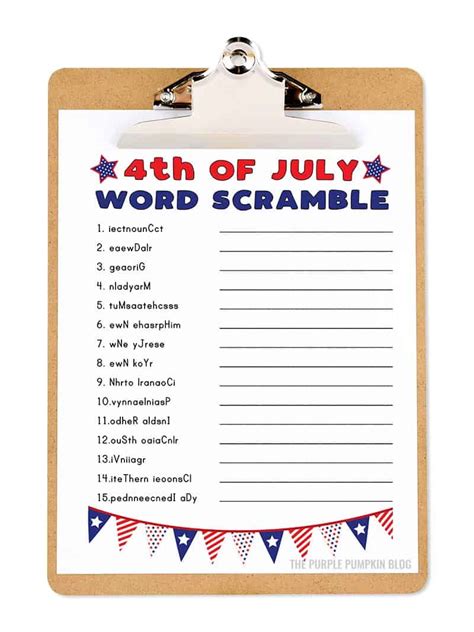 july puzzle    printable   july word search