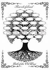 Tree Family Celtic Book Shadows Wicca Drawing Make Pages Coloring Trees Wisdom Blank Teachers Shadow Wiccan Books Line Show Witchcraft sketch template