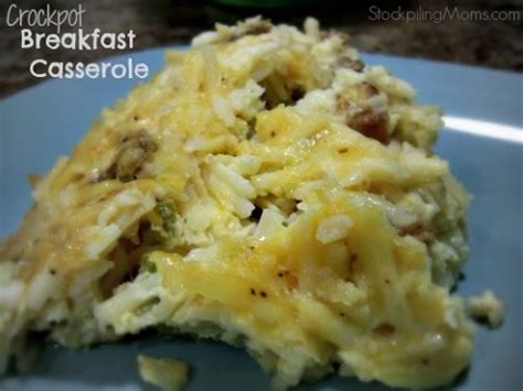 crockpot breakfast casserole recipe youtube