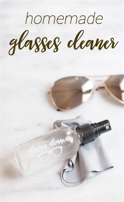 homemade eyeglass and sunglass cleaner happy money saver
