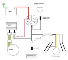 simple wiring diagram honda cb typo biker art pinterest