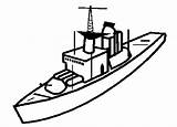 Battleship Coloring Boats Popular sketch template