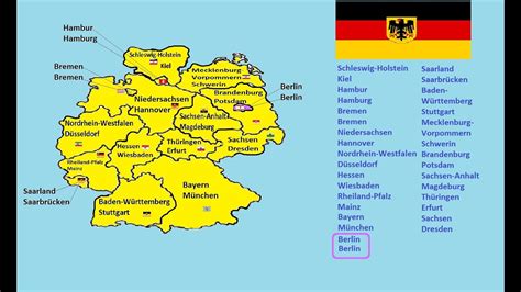 Wie Heißen Die Deutsche 16 Bundesländer Und Ihre