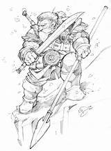 Dunbar Dwarf Max Snow Deviantart Character Sketch Fantasy Warrior Characters Concept Rpg Sketches Choose Board Dwarven Sword Deviant Ooc Expedition sketch template