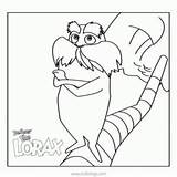 Lorax Pages Mustache sketch template