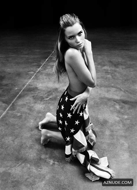 Abbey Lee Kershaw Topless In Willy Vanderperre S Hoot For Calvin Klein