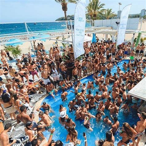 Ocean Beach Pool Party Hangout On Holiday