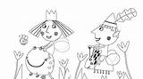 Holly Ben Coloring Pages Kingdom Little Drawing Printable Getdrawings Getcolorings Color Print sketch template