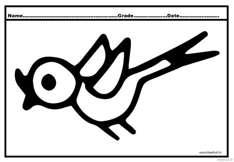 cute flying birds coloring pages