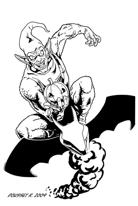 green goblin coloring page
