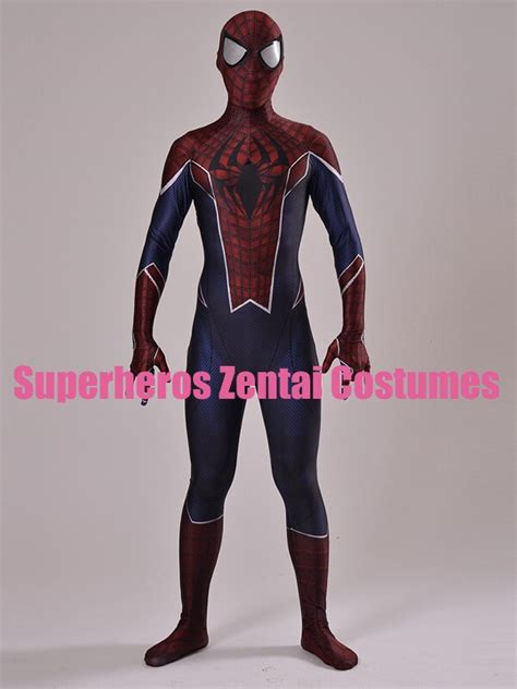 free shipping new spider punk costume 3d printing punk spider man
