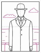 Magritte Draw sketch template