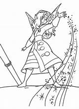 Pirate Zarina Fairies Tinkerbell sketch template