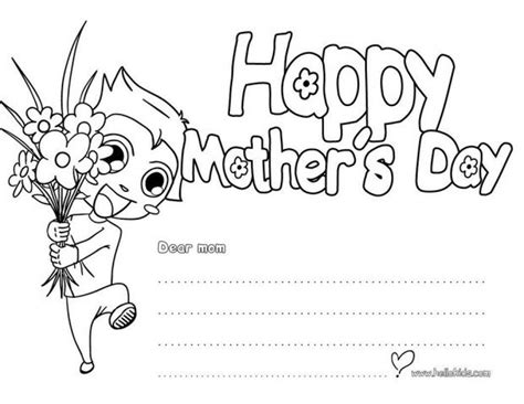 printable mothers day coloring pages  preschoolers