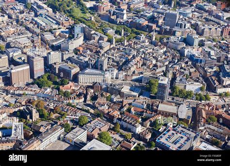 bristol city centre aerial view  res stock photography  images alamy