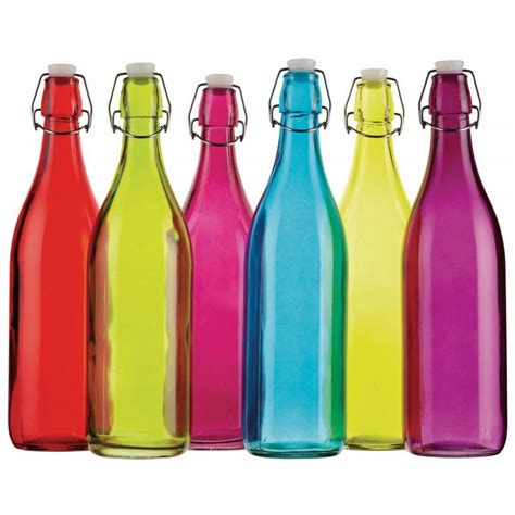 Swing Top Bottle Water Assorted Colours 1l 33oz Avica Uk Ltd