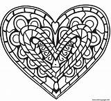 Coloring Heart Pages Zentangle Flames Printable Hearts Sheets Print Getdrawings Getcolorings sketch template