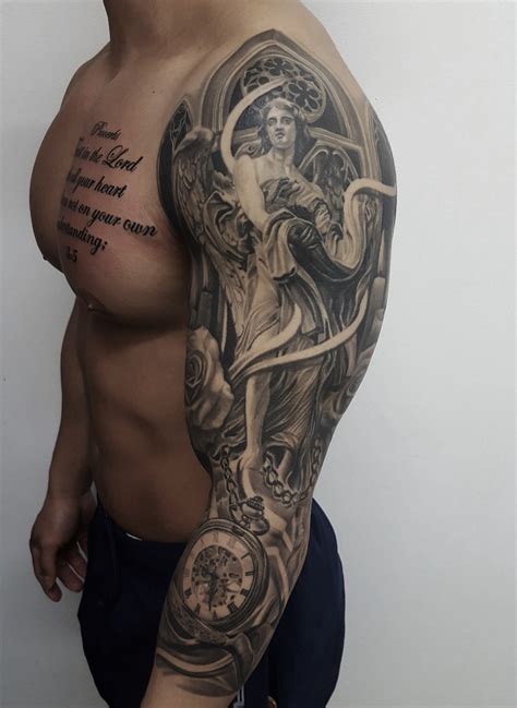 Religious Sleeve – Danielle Bar Tattoos