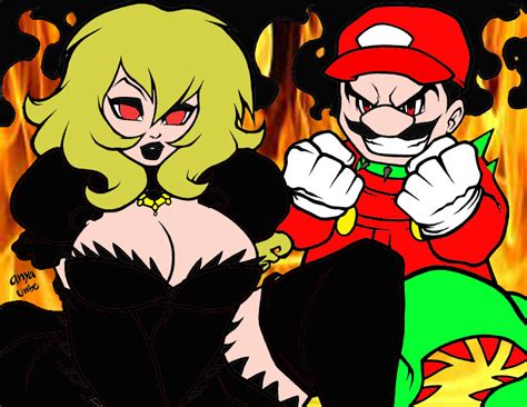 Evil Princess Peach Inks Colored By Jadedoodle On Deviantart