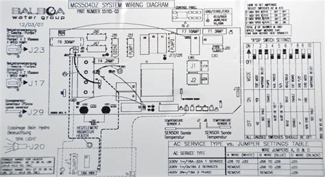 spa wiring diagram