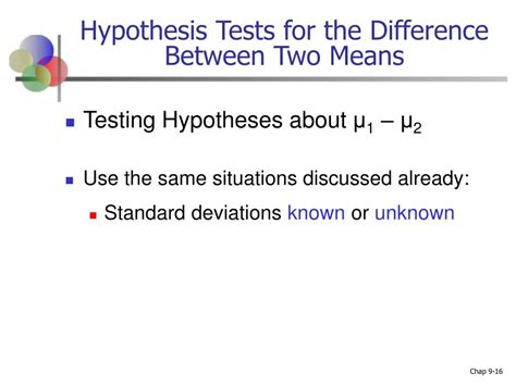 chapter  estimation  hypothesis testing   population parameters powerpoint