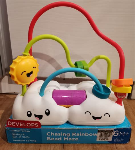 chasing rainbows bead maze multicolor toy babies kids infant