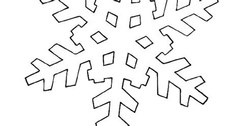 snowflake cutout patterns snowflakes coloring pages  kids frozen
