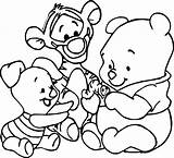 Pooh Wecoloringpage Worksheets sketch template