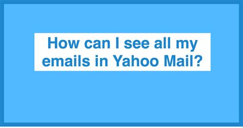 emails  yahoo mail anyleads