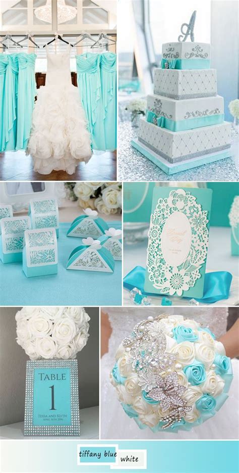 elegant and chic tiffany blue wedding color ideas blue themed wedding