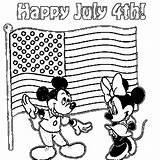 4th Coloring July Pages Mickey Mouse Fourth Kids Minnie Coloring4free Printable Cartoon Popular Animal Google Choose Board Coloringhome sketch template